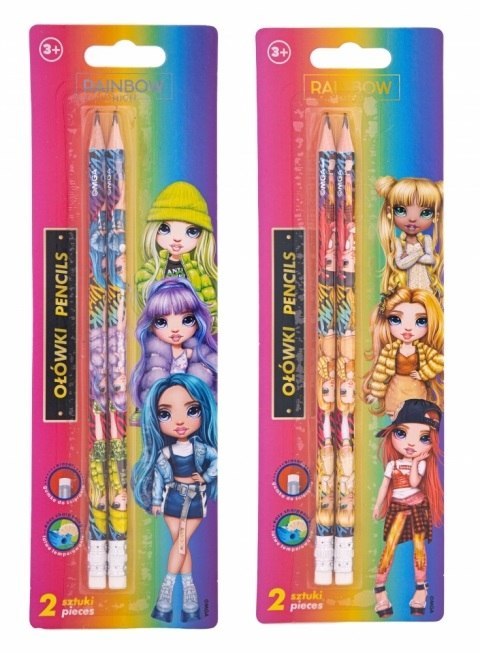 HB RAINBOW PENCIL PACK OF 2 ASTRA 206022003 ASTRA